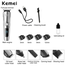 Kemei KM-8508 Multi-Grooming Kit 11-in-1 Beard, Hair, Body, and Face for Men image
