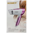 Kemey KM-6833 Foldable Hot And Cold Hair Dryer image