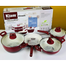 Kiam 7 Piece Ceramic Coating Granite Non Stick Cookware Set (Induction Cooker Supported) image