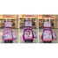 Kids Cartoon Character 3 Pcs Stroller School Bag with Lunch Bag, Pencil Case and Detachable Wheels image