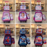 Kids Cartoon Character 3 Pcs Stroller School Bag with Lunch Bag, Pencil Case and Detachable Wheels image