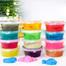 Kids Crystal Clay Slime Toys, Children Educational Creative Handmade DIY Toys -12 Pcs image