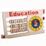 Kids Learning Aid Education Board With Magnetic White And Black Board (L 17.5inch x W 14inch) image