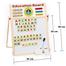 Kids Learning Aid Education Board With Magnetic White And Black Board (L 17.5inch x W 14inch) image