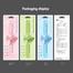 Kids Rechargeable Electric Hand Fan Foldable Wrist Strap Wear Fan image