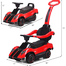 Kids Ride On Licensed Pagani Zonda Push Car With Pull Handle - Red -123788750 image