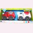 Kids Toy Friction Car Set 2 Pcs Push Car For Baby Construction Truck Car Set Large Size Car image