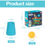Kids educational toys speed stacking cup 3 in 1 building block pitching ball plastic image