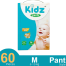 Kidz pant System Baby Diaper (M size) (5-10kg) (60pcs) image
