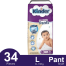 Kinder Diaper Jumbo 34 Pcs L image