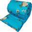 King Size Comforter With Full Cotton Fabric 84×90 Inch European Winter Comforter (1pcs Box) Blue image