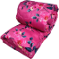 King size Comforter with full cotton fabric 84*90 inch European winter Comforter (1pcs Box) Pink image