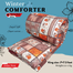 King size Exclusive Comforter winter comforter 84*90 inch Comforter for Winter European (1pcs Box) Brown flower art image