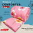 King size Exclusive Comforter winter comforter 84*90 inch Comforter for Winter European (1pcs Box) Pink image