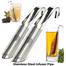Kitchen Accessories New Tea Strainer Amazing Stainless Steel Infuser Pipe Design Touch Fill Holder Tool Teaspoon Infuser Filter image