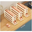 Kitchen Home Refrigerator scrolling egg rack holder Plastic storage Tray Boxes and Bins Egg Dispenser for Refrigerator image