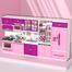 Kitchen Playset Toy Modern Kitchen Set Mini Kitchen Set Toy for Girls with Sound and Light image