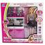 Kitchen Playset Toy Modern Kitchen Set Mini Kitchen Set Toy for Girls with Sound and Light image