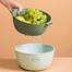 Kitchen Vegetable Fruit Washing Strainer Bowl image