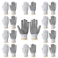 Knitted PVC Black Dotted Work Gloves – 12 Pairs image