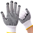 Knitted PVC Black Dotted Work Gloves – 12 Pairs image