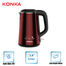 Konka KEKLW-18Q Electric Kettle (1500W) (1.8 Ltr) Red image