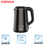 Konka KEKLW-18Q Electric Kettle (1500W) (1.8 Ltr) Black image