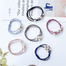 Korean Creative Hair Rope, Versatile Pearl Hair Tie, Beaded Multi-layer Hair Tie -3 Pcs image