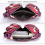 Korean Sports Travel Shoulder Bag (Light Maroon Colour) image