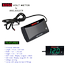 Koso Volt Meter With Adhesive Sticker For Motorcycle DC 12V-150V With LED Display (Imported) Without Clump image