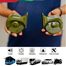 Kplus (8 Plus 8 Cm) Water Resistant Loud Electromagnetic Snail Horn For Bike Motorcycle Car 2 Pcs Pop Horn With Clumps 60dB 12V 410Hz 510Hz image