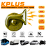 Kplus (8 Plus 8 Cm) Water Resistant Loud Electromagnetic Snail Horn For Bike Motorcycle Car 2 Pcs Pop Horn With Clumps 60dB 12V 410Hz 510Hz image