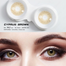 Ksseye Cyprus Brown Color Contact Lens with Lens Kit Box For Men And Women.New Ksseye Cyprus Series image