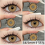 Ksseye Estonia Brown Color Contact Lens with Lens Kit Box image