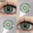 Ksseye Estonia Green Color Contact Lens With Lens Kit Box image