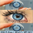 Ksseye Sem. Por. Na Blue Color Contact Lens With Lens Kit Box image