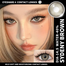 Ksseye Sydney Brown Color Contact Lens with Lens Kit Box For Men And Women.New Ksseye Sydney Series image