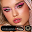 Ksseye Sydney Brown Color Contact Lens with Lens Kit Box For Men And Women.New Ksseye Sydney Series image