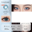 Ksseye Vienna Blue Color Contact Lens with Lens Kit Box image