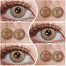 Ksseye Vienna Brown Color Contact Lens With Lens Kit Box image