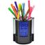 LCD Calendar Pen Holder Digital Alarm Clock Desk Clock image
