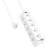 LDNIO SC10610C Power Socket Extension Universal Power Strip With 10 Outlets 2M image