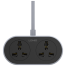 LDNIO SC2018 2 AC Outlet Universal Extension Power Socket-5 Meter image