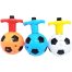 LED Light Up Flashing Spinning Music Gyro Spinner Football Toy (latim_ball_2022_ran_6pcs) image
