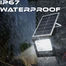 LED Solar Floodlight IP67 Waterproof Outdoor Wall Garden Lamp With Remote Control Security Free Setup 25W (Mini) 44 LED image