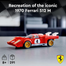 LEGO Speed Champions 1970 Ferrari 512 Building Set - Sports Red Race Car Toy, Collectible Model Building Set with Racing image