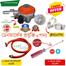 LPG Gas Safety Regulator 22mm with Meter and Auto Shut Off – 6 Feet Hose Pipe, 2 Clamps, Screwdriver – 5 in 1 Package – IGT image
