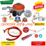 LPG Gas Safety Regulator 22mm with Meter and Auto Shut Off – 6 Feet Hose Pipe, 2 Clamps, Screwdriver – 5 in 1 Package – IGT image
