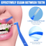 L Shaped Angle Interdental Brushes for Between Teeth and Gums, Brush Micro Tight Cleaner, Plaque Removal - 5 pcs image
