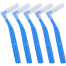 L Shaped Interdental Brushes for Teeth and Gums 5 Pcs image